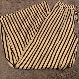 Akira super wide pinstripe pants